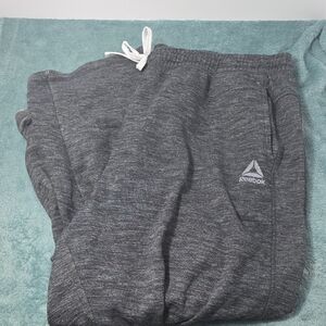 Reebok Charcoal Sweatpants with Logo